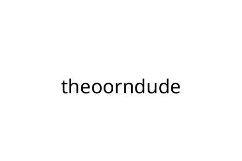 theoorndude