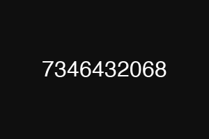 7346432068