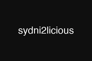 sydni2licious