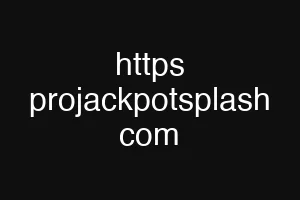 https projackpotsplash com